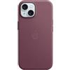 Apple Originale/Ufficiale Apple IPHONE 15 Finewoven Custodia/Cover - Mulberry - Nuovo