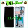 PER SAMSUNG DISPLAY TOUCH LCD OLED PER SAMSUNG GALAXY S21 ULTRA SM-G998 VETRO + FRAME BIANCO