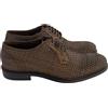 pawelk's Scarpe stringate PAWELK'S marroni in pelle intrecciata