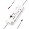 illuburg Trasformatore LED 24V 20W Impermeabile IP44 Sottile Senza