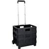 Kombo Carrello Trolley Pieghevole con Cesta Portatutto con Ruote e Manico Telescopico