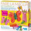4M Set Creativo Maglia Farfalla, Mulinello per Lavori a Maglia, Crea