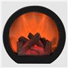 Nurnesy Lanterne per Camino Decorative, Piccolo Camino Finto, Caminetto