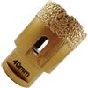 SHANGHAI DIATOOL CO., LTD. SHDIATOOL Corona diamantata, diametro 40 mm, altezza diamante: 15 mm, per