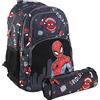 Marvel Zaino e astuccio Marvel Spiderman zainetto con bretelle bambino scuola 5546