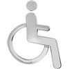 Acrilico Disabili WC Adesivo per Sedia a Rotelle per Bagno