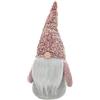 Nataluna Gnomo Paillettes Rosa 50cm, Come Foto, Unica