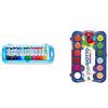 Giotto Tubetti Tempera 7,5 Ml-Assortito-3025 00 (Conf.12), 49658X & Acquerelli In 24 Colori, Pastigle Da 30Mm, Con Pennello