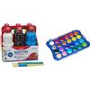 Giotto 533200 6 Flaconi 500 ml Paint & acquerelli in 24 colori, pastigle da 30mm, con pennello
