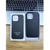 Leather Custodia in pelle originale con MagSafe per iPhone 16 Pro Max Case15Pro 14 13 12