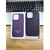 Leather Custodia in pelle originale con MagSafe per iPhone 16 Pro Max Case15Pro 14 13 12