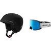 HEAD Unisex-Adult Compact Evo MIPS, Casco da Sci e Snowboard Unisex Adulto, Nero, M/L incl. HEAD HORIZON 2.0 5K + Lente di ricambio