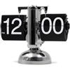 Fdit Flip Desk Clock, Movimento al Quarzo Meccanico Flip Clock Single Foot