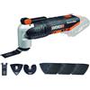 Men at Worx srl Worx WX678.9 - Multifunzione ad Oscillazione Sonicrafter a Batteria 20V,