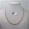 COLLANA DA DONNA A MAGLIA FUNE 2 FILI IN ORO GIALLO 18KT 6,2 GRAMMI (8412)
