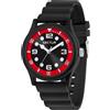 Sector No Limits Orologio Sector H20 R3251318001 Watch Ragazzo 41mm Silicone nero rosso Uomo