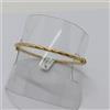 BRACCIALE DA DONNA RIGIDO A SEZIONE TONDA TORCION IN ORO GIALLO 18KT 4 GR.(8410)