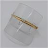 BRACCIALE DA DONNA RIGIDO A SEZIONE MEZZATONDA IN ORO GIALLO 18KT 4,2 GR. (8403)