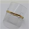 BRACCIALE DA DONNA RIGIDO A SEZIONE MEZZATONDA IN ORO GIALLO 18KT 4,45 GR.(8405)
