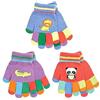 A2Z 4 Kids Bambine Ragazzi Guanti 3 Confezione Animale Design Colore Blocco Completo Dita