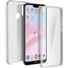 Avizar, Cover Integrale Fronte + Retro Huawei P20 Lite, Trasparente
