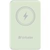 Verbatim Charge 'n' Go Magnetic Wireless Power Bank 5000 Green