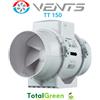 Vents Estrattore Aria Vents TT 100 125 150 mm Aspiratore Inline Silenzioso 2 Velocità