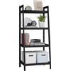 SMIBUY Libreria a scala in bambù, organizer per rack da bagno,