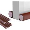 MAGIC SELECT 2x Paraspifferi Sottoporta e Finestre da 80 a 90 cm, Doppia Guarnizione