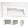 osimolight Lampada Emergenza LED 5W da Parete Incasso Cartongesso Batteria Litio Auto 6000k
