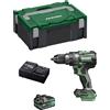 Hikoki Trapano a Percussione HIKOKI DV18DCA1X (1 x 2,5Ah/5,0Ah + UC18YSL3 + Valigetta H