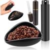 BITEFU Set di 3 bicchieri dosatori per chicchi di caffè, nero Wdt Tools,