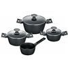 Berndes 11301 - Batteria di pentole in alluminio per induzione, 4 pezzi, colore: