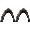 Continental Grand Prix 5000 S TR fb Pneumatico Nero/Trasparente 28 700x30C 30-622 (Confezione da 2)