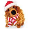 Trudi S.p.A. Trudi Sw Col Bassotto Natale | Animali peluche idea regalo | 5x9x11 cm