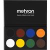 Mehron Paradise Makeup AQ - 8 Color Palette - Basic