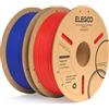 ELEGOO Filamento PLA+ 1.75mm Rosso e Blu 2KG, Filamento PLA Plus per