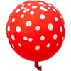 Unique Party 57592 - 30cm Lattice a Pois Rossi Palloncini, Confezione da 6