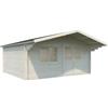 BricoShop24 Casetta in Legno 500x445 cm Blockhouse 40 mm Doppia Porta Finestra