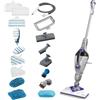 BLACK & DECKER Lavapavimenti a Vapore Black+Decker 1600W 2in1 con Guanto Accessori
