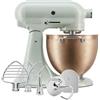 KitchenAid 5KSM180LEELB Planetaria Serie Design Blossom, Colore Verde Salvia