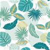 U10 douceur d'intérieur, Tovaglia rotonda (Ø 160 cm) Plantania Blu, PVC