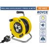 EACH ITALY PROLUNGA AVVOLGICAVO 40 METRI 750W 3 ATTACCHI UNIVERSALI 16A E SPINA SCHUKO
