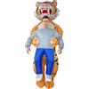 A2Z Adulti Uomo Donna Gonfiabile Halloween Costume da Tigre Scatola Costume