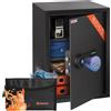Brihard Business XL Cassaforte 50x35x36 cm con Borsa Resistente al Fuoco