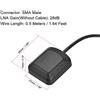 Antenna GPS attiva per uso in veicolo guadagno 28dB 90 gradi per SMA maschio 0,5