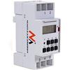 Maclean MCE09 Timer Digitale Programmabile sulla Guida DIN