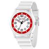 Sector No Limits Orologio Sector H20 R3251318005 Watch Ragazzo 41mm Silicone bianco Rosso Uomo