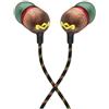Marley Auricolari microfono filo SMILE JAMAICA USB C Rasta EM JE042 RA