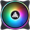 Itek Ventola per Case 120mm ARGB 5V 3Pin Dual Ring - Ventola PC Silenziosa con Illuminazione Addressable RGB, Raffreddamento Case Gaming